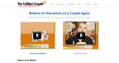 Desktop Screenshot of fulfilledcouple.com